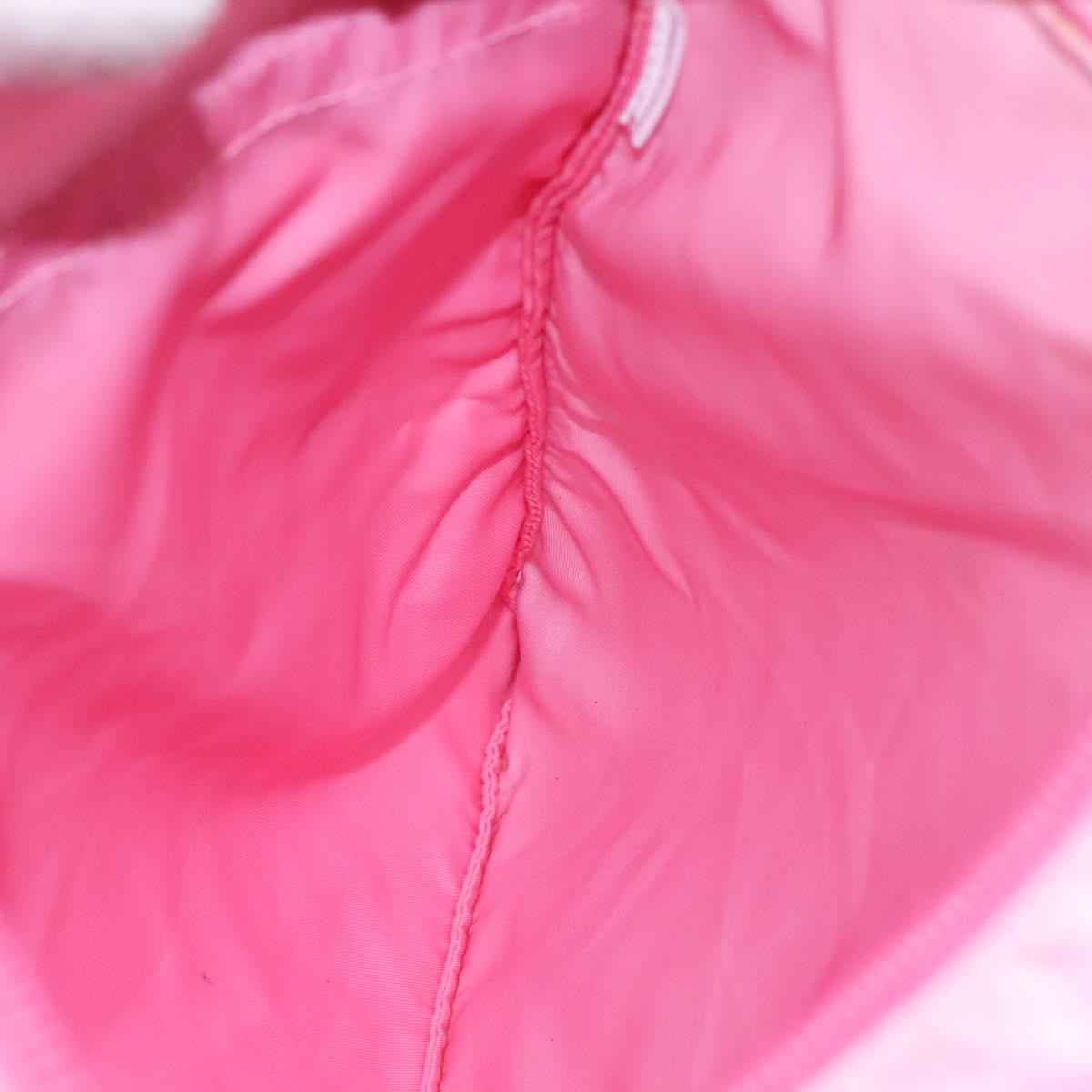Prada Front Pocket Messenger Bag Tessuto, PINK, NYLON, Shoulder bag