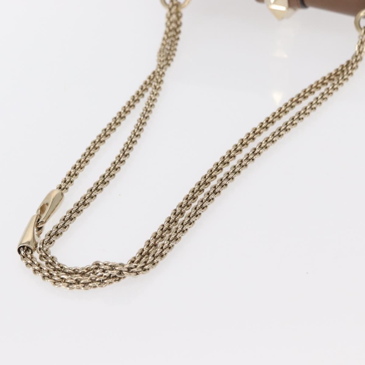 Valentino Garavani Rolling Rockstud Glam Lock Shoulder Bag Leather, BROWN, LEATHER, Shoulder bag