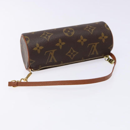 Louis Vuitton Papillon Pochette Monogram Canvas, BROWN, CANVAS, Handbag