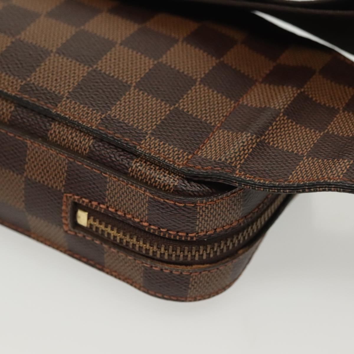 Louis Vuitton Geronimos Waist Bag Damier, BROWN, CANVAS, Shoulder bag
