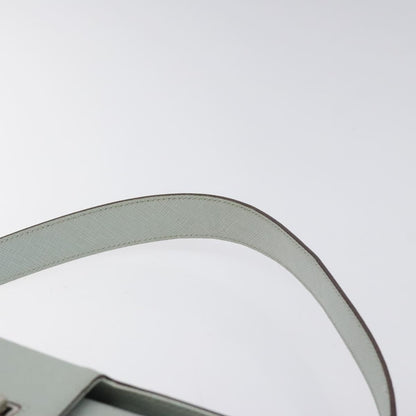 Salvatore Ferragamo Gancini Shoulder Bag Leather, BLUE, LEATHER, Shoulder bag