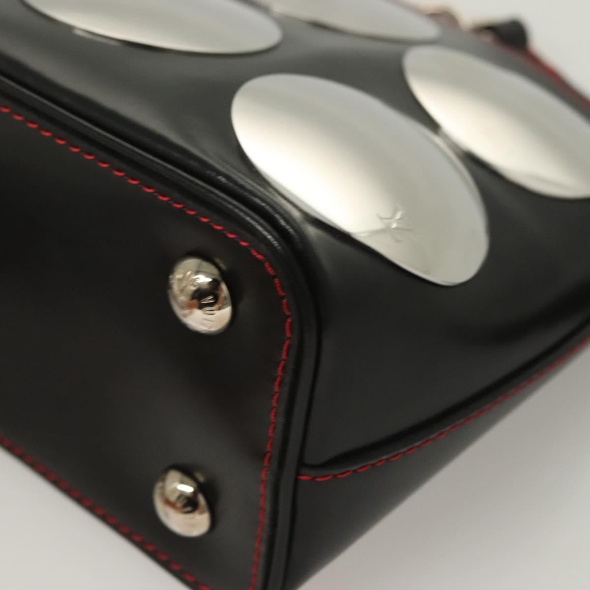 Louis Vuitton Suhari Lockit HandBag Leather, BLACK, LEATHER, Handbag