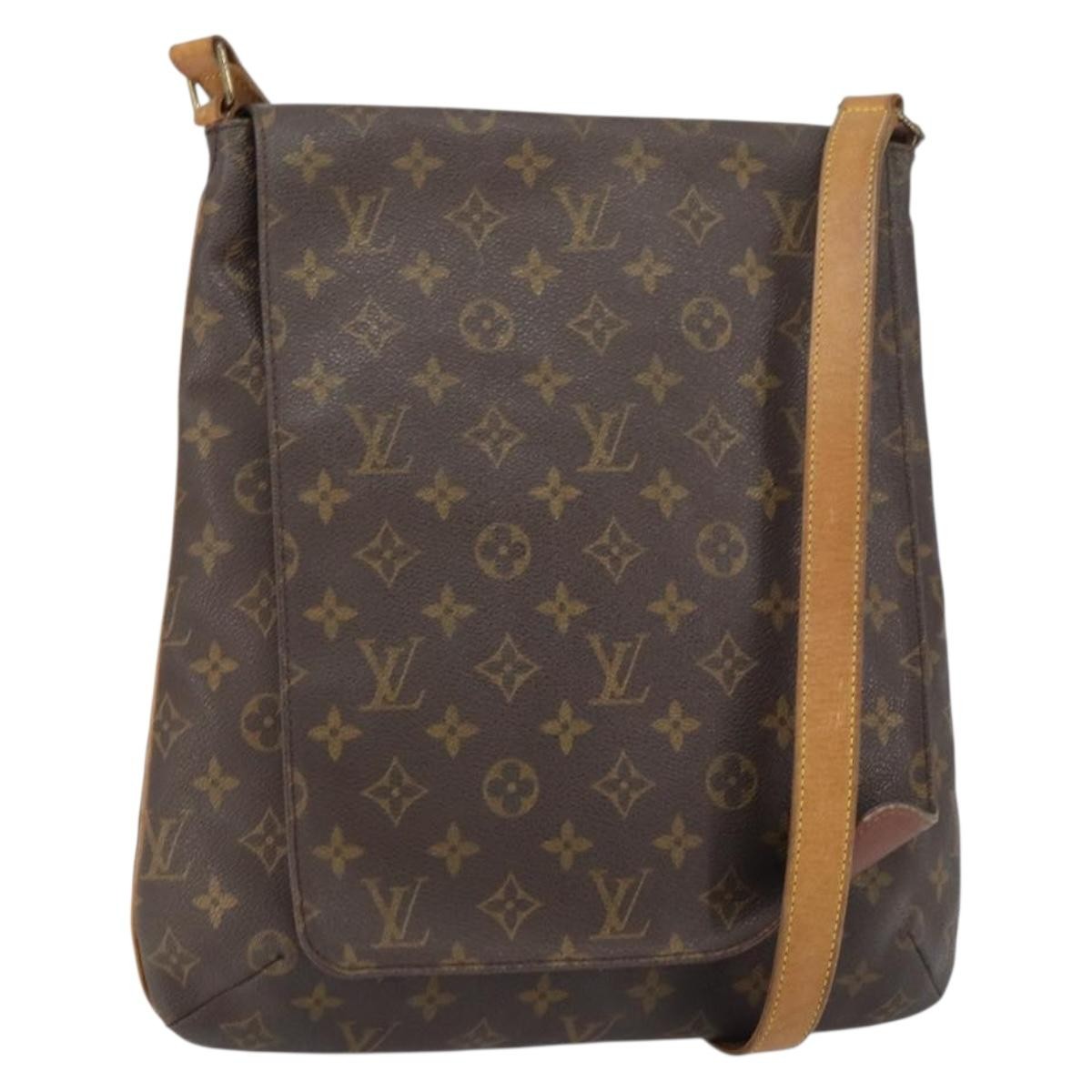 Louis Vuitton Musette Salsa Handbag Monogram Canvas, BROWN, CANVAS, Shoulder bag