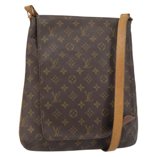 Louis Vuitton Musette Salsa Handbag Monogram Canvas, BROWN, CANVAS, Shoulder bag