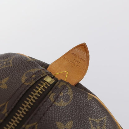Louis Vuitton Keepall Bag Monogram Canvas, BROWN, CANVAS, Travel bag