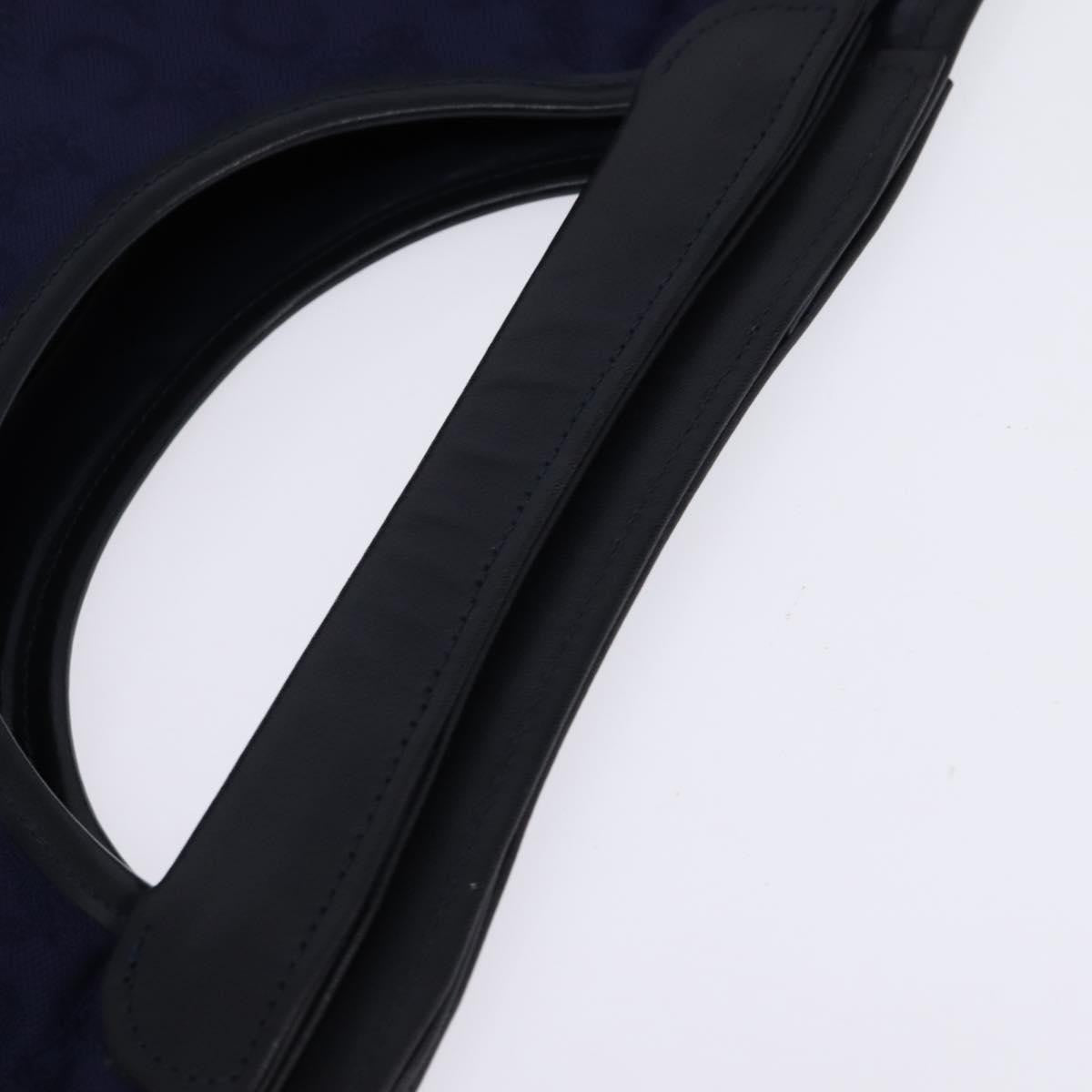 Celine C Sulky Handbag Canvas, NAVY, CANVAS, Handbag