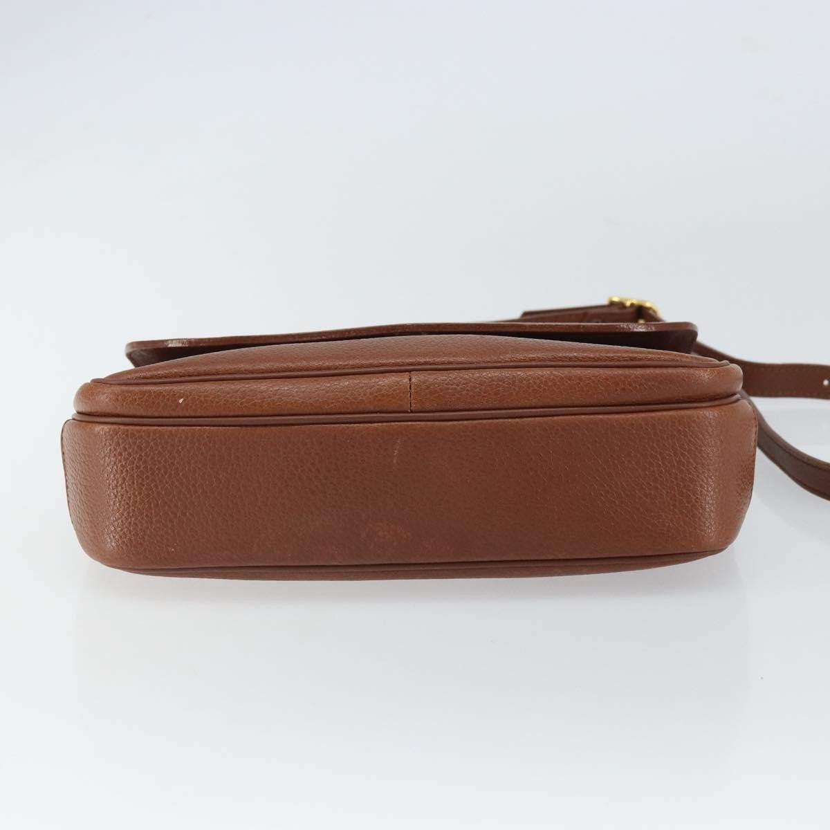 Burberry Vintage Shoulder Bag Leather, BROWN, LEATHER, Shoulder bag