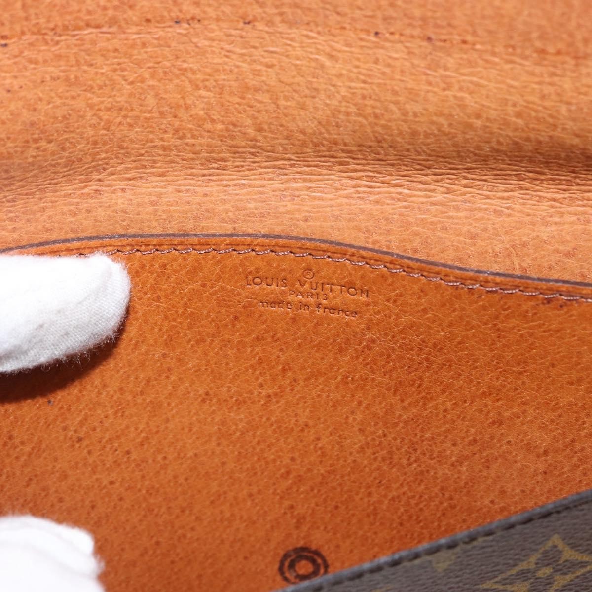 Louis Vuitton Double Rabat Handbag Monogram Canvas, BROWN, CANVAS, Shoulder bag