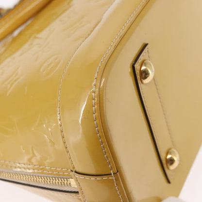 Louis Vuitton Alma Handbag Patent Leather, BEIGE, PATENT_LEATHER, Handbag