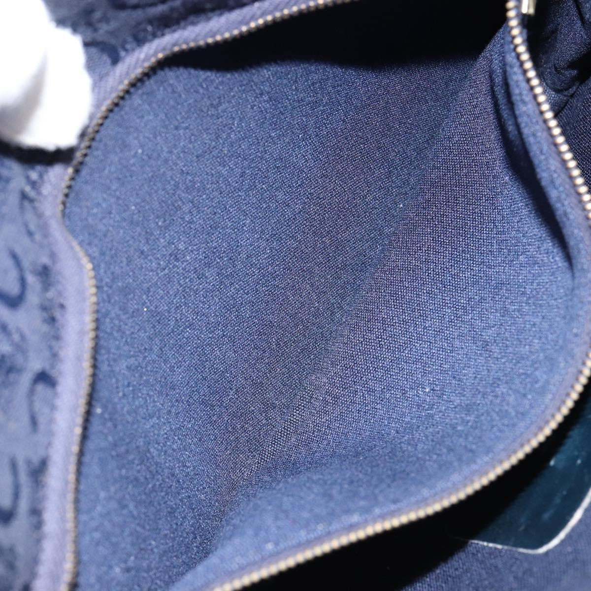 Celine C Macadam Shoulder bag Canvas, NAVY, CANVAS, Shoulder bag