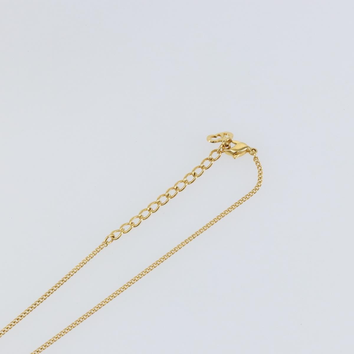 Christian Dior CD Heart Necklace Metal, GOLD, METAL, Necklace