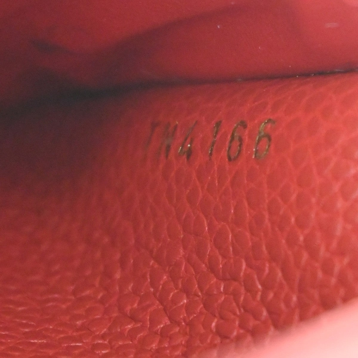 Louis Vuitton Pont Neuf Wallet Monogram Empreinte Leather, Red, Leather, Wallet
