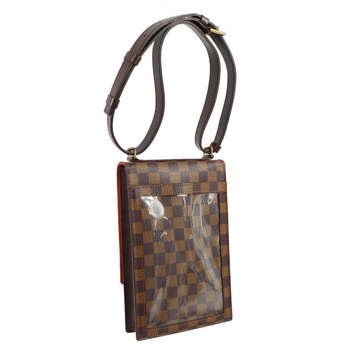 Louis Vuitton Portobello Messenger Damier, BROWN, CANVAS, Shoulder bag