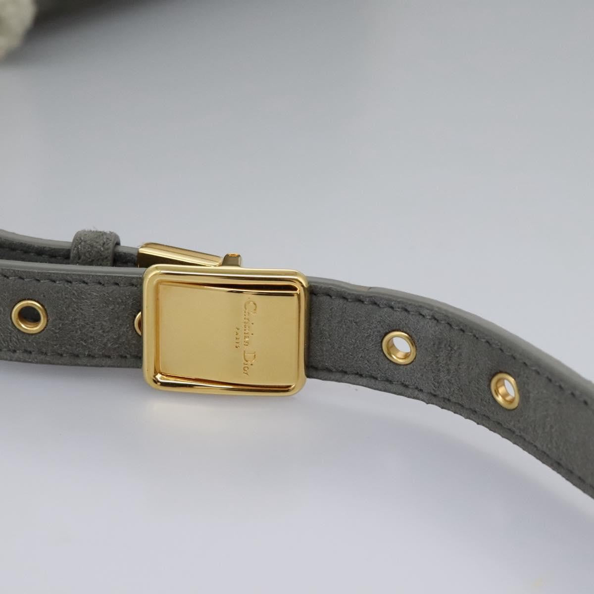 Christian Dior Bobby Flap Bag Shearling and Suede, GRAY, SUEDE, Shoulder bag