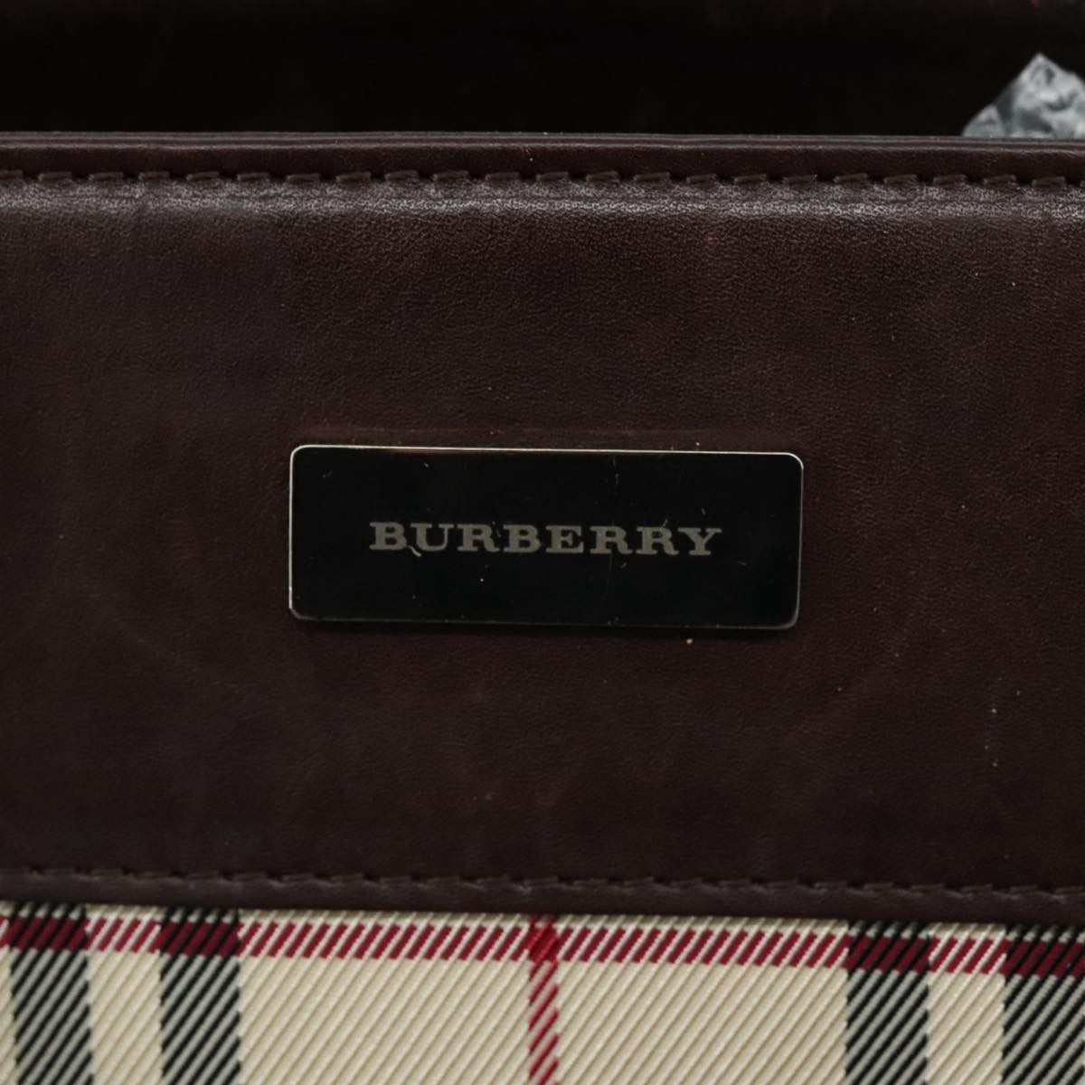 Burberry Top Handle Tote Nova Check Canvas, BEIGE, CANVAS, Tote bag
