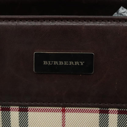Burberry Top Handle Tote Nova Check Canvas, BEIGE, CANVAS, Tote bag