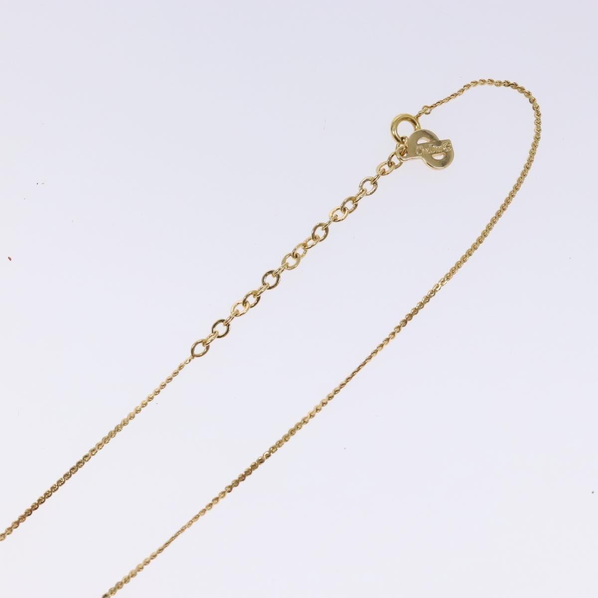 Christian Dior CD Pendant Necklace Gold-plated, GOLD, METAL, Necklace