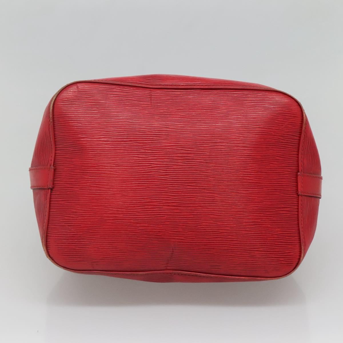 Louis Vuitton Petit Noe Handbag Epi Leather, RED, LEATHER, Handbag