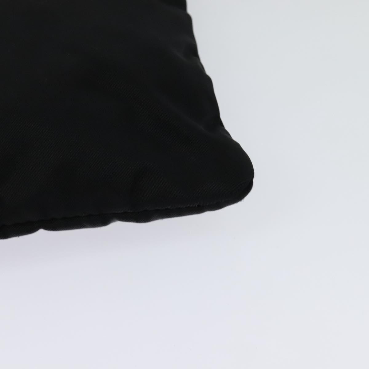 Prada Flat Messenger Bag Tessuto, BLACK, NYLON, Shoulder bag