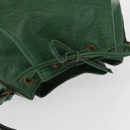 Louis Vuitton Noe Handbag Epi Leather, GREEN, LEATHER, Shoulder bag