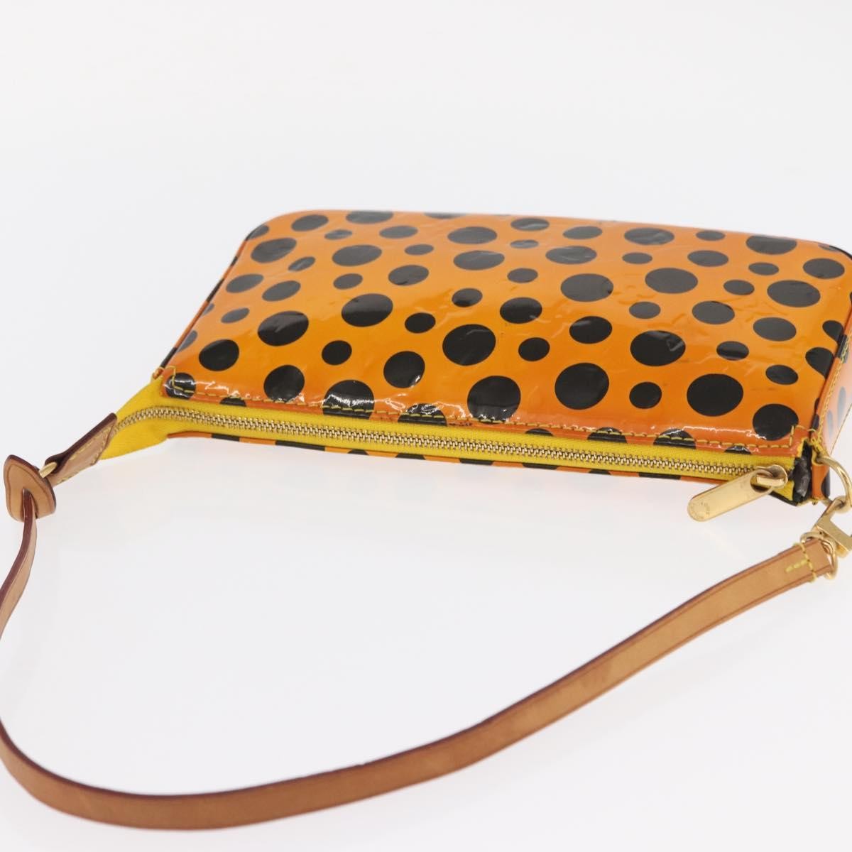 Louis Vuitton Pochette Accessoires NM Kusama Infinity Dots Monogram Vernis, YELLOW, PATENT_LEATHER, Clutche & pouche