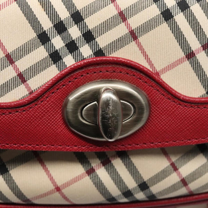 Burberry Nova Check Handbag Nova Check Canvas and leather, BEIGE, CANVAS, Handbag