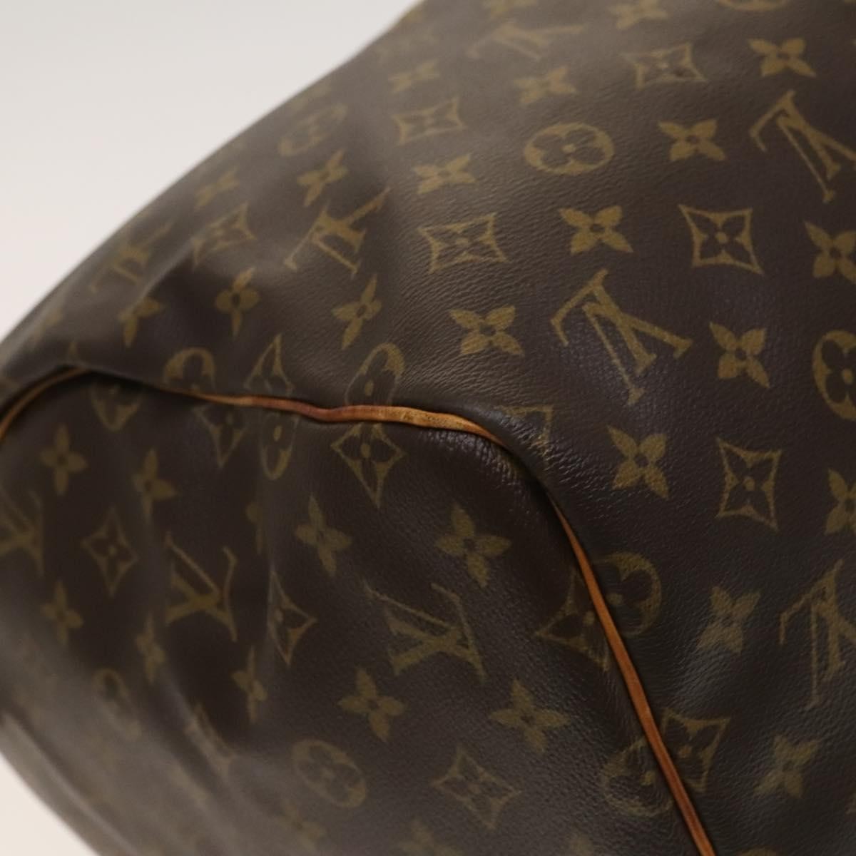 Louis Vuitton Keepall Bag Monogram Canvas, BROWN, CANVAS, Travel bag