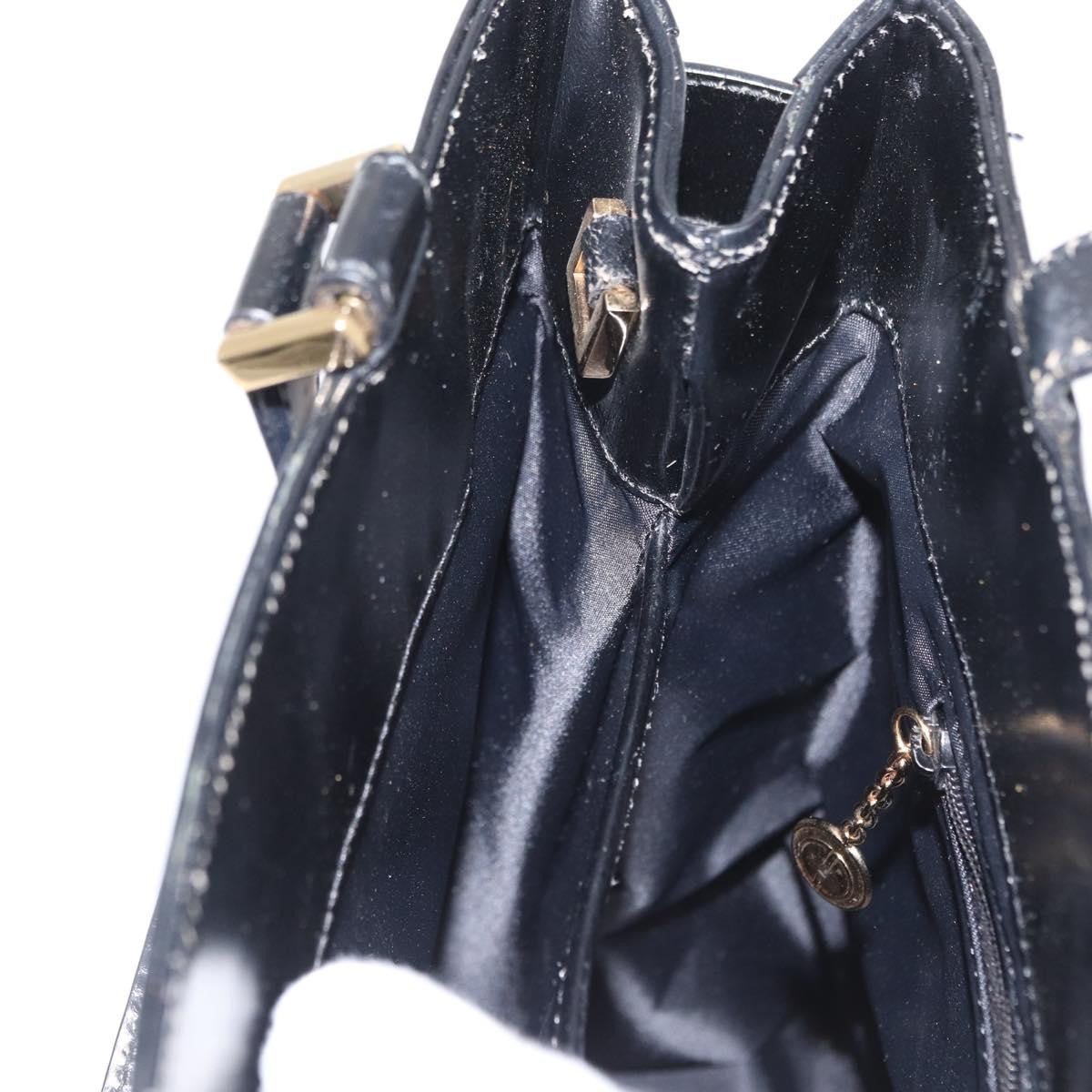 Gucci Vintage Handbag Leather, BLACK, LEATHER, Handbag