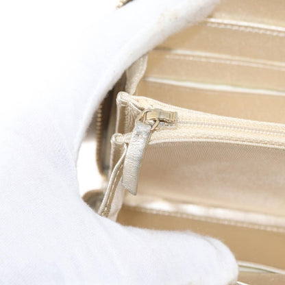 Chanel Zip Around Organizer Wallet Quilted Lambskin, GOLD, LEATHER, Wallets