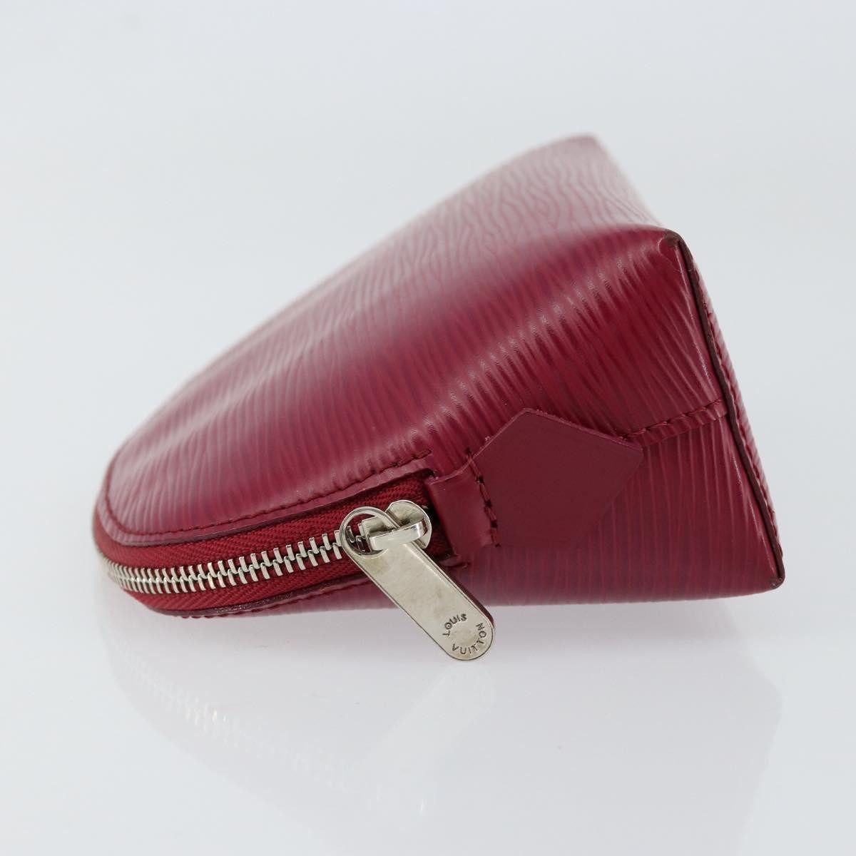 Louis Vuitton Cosmetic Pouch Epi Leather, PINK, LEATHER, Clutche & pouche
