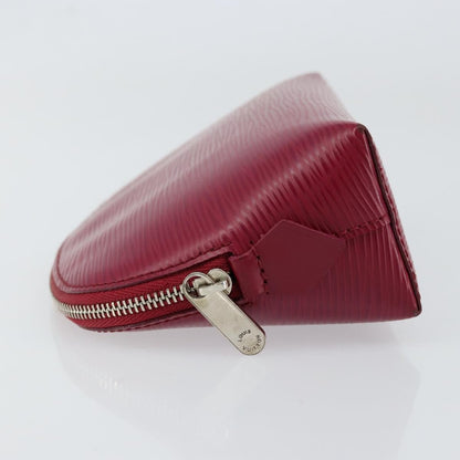 Louis Vuitton Cosmetic Pouch Epi Leather, PINK, LEATHER, Clutche & pouche
