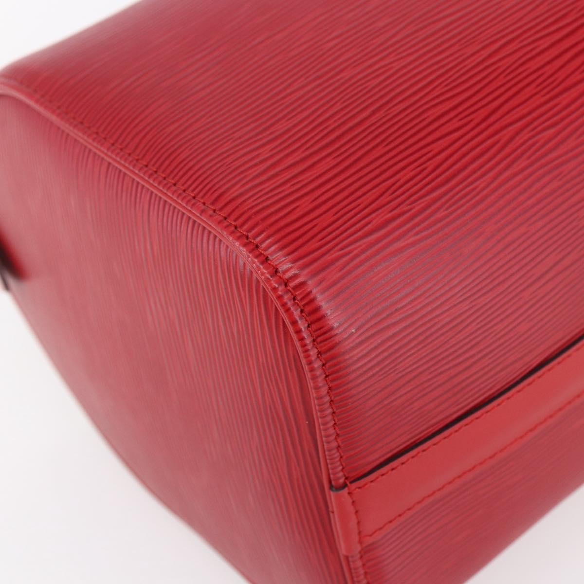 Louis Vuitton Speedy Handbag Epi Leather, RED, LEATHER, Handbag