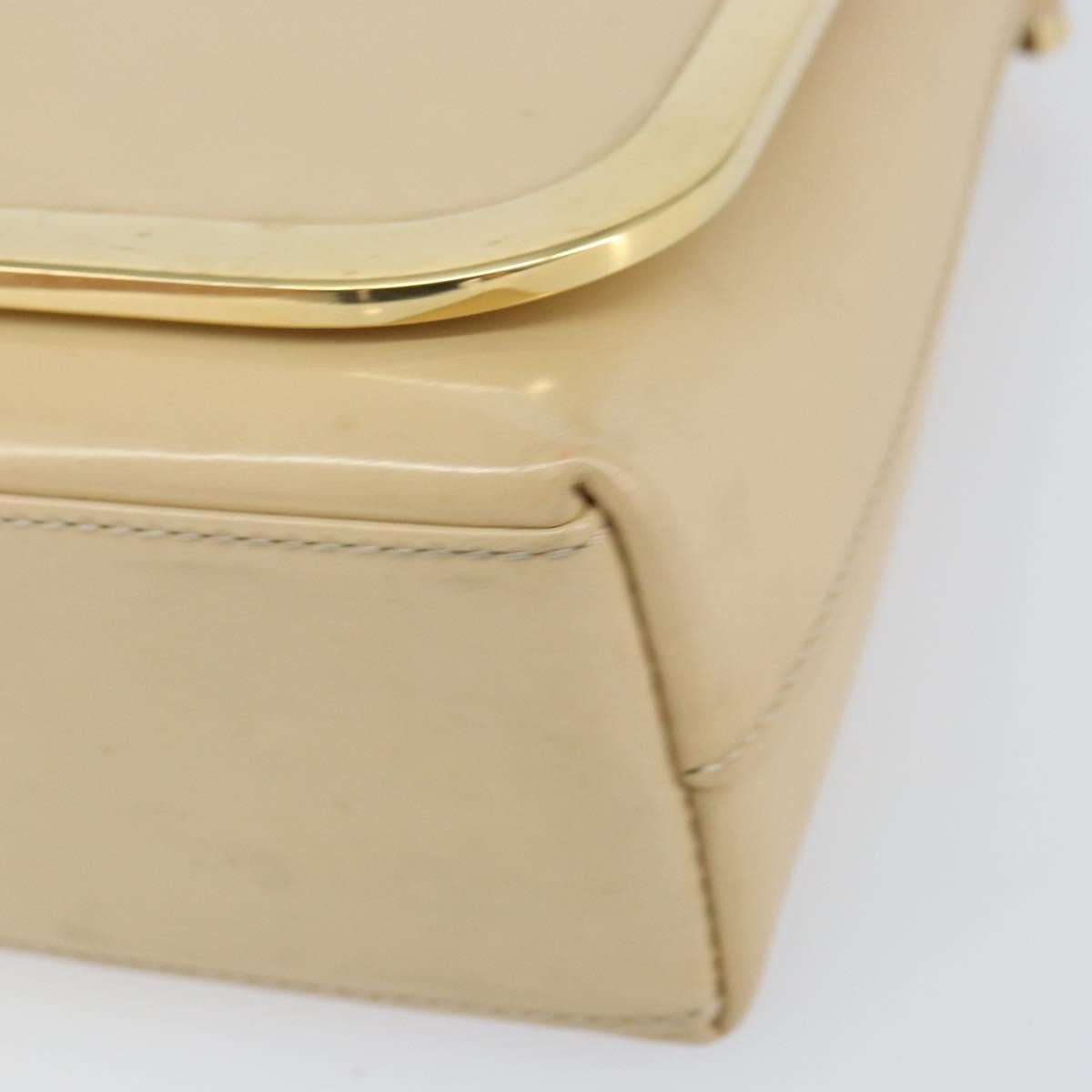 Gucci Vintage Shoulder Bag Patent leather, BEIGE, PATENT_LEATHER, Shoulder bag