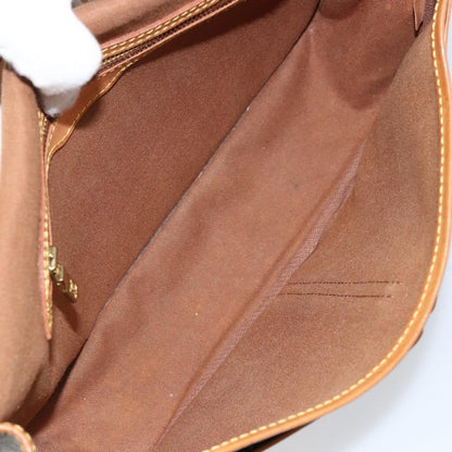Louis Vuitton Sac Gibeciere Messenger Bag Monogram Canvas, BROWN, CANVAS, Shoulder bag