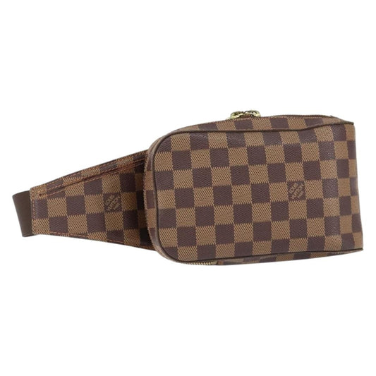 Louis Vuitton Geronimos Waist Bag Damier, BROWN, CANVAS, Shoulder bag