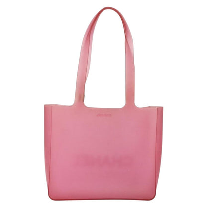 Chanel Jelly Tote Rubber, RED, RUBBER, Tote bag