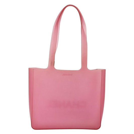 Chanel Jelly Tote Rubber, RED, RUBBER, Tote bag