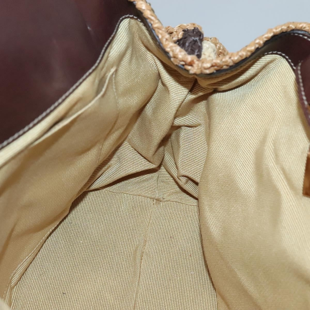 Salvatore Ferragamo Soft W Tote RAFFIA, BROWN, WOOD, Tote bag