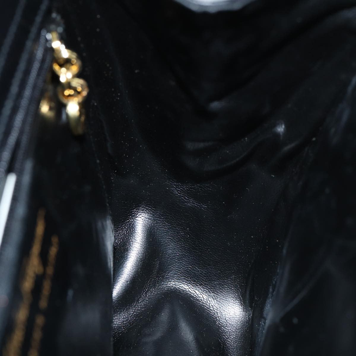 Salvatore Ferragamo Gancini handbag Leather, BLACK, LEATHER, Handbag