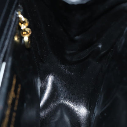 Salvatore Ferragamo Gancini handbag Leather, BLACK, LEATHER, Handbag