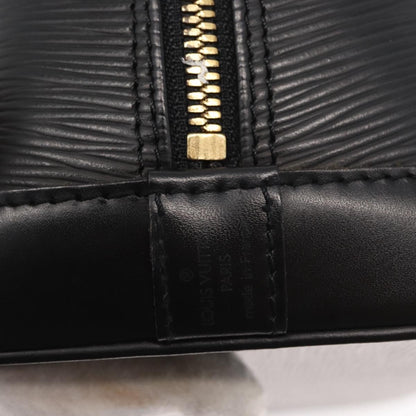 Louis Vuitton Alma Handbag Epi Leather, BLACK, LEATHER, Handbag