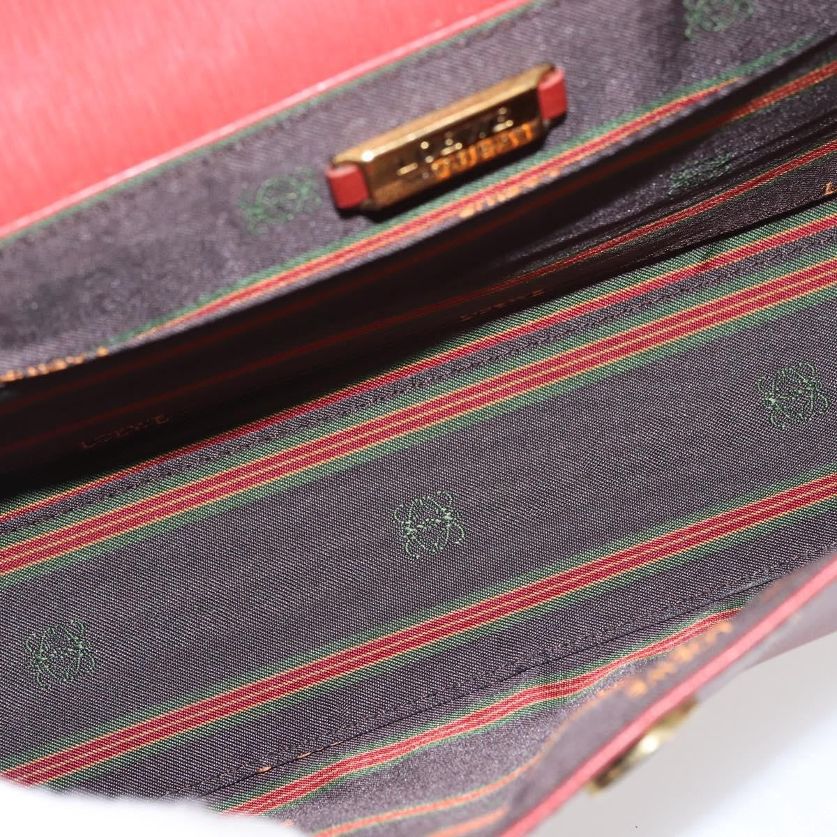 Loewe Vintage Velazquez Top Handle Bag Leather, RED, LEATHER, Handbag