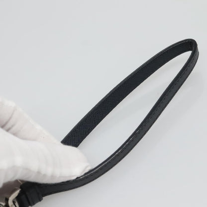 Prada Zip Pochette Saffiano Leather, NAVY, LEATHER, Clutche & pouche