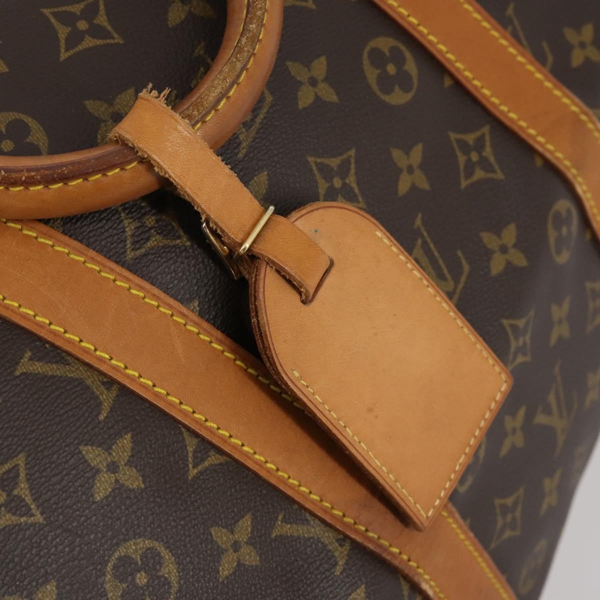 Louis Vuitton Keepall Bag Monogram Canvas, BROWN, CANVAS, Travel bag