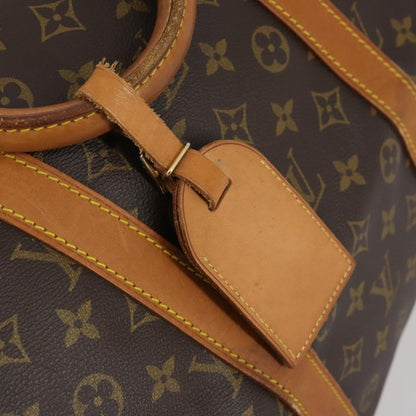 Louis Vuitton Keepall Bag Monogram Canvas, BROWN, CANVAS, Travel bag