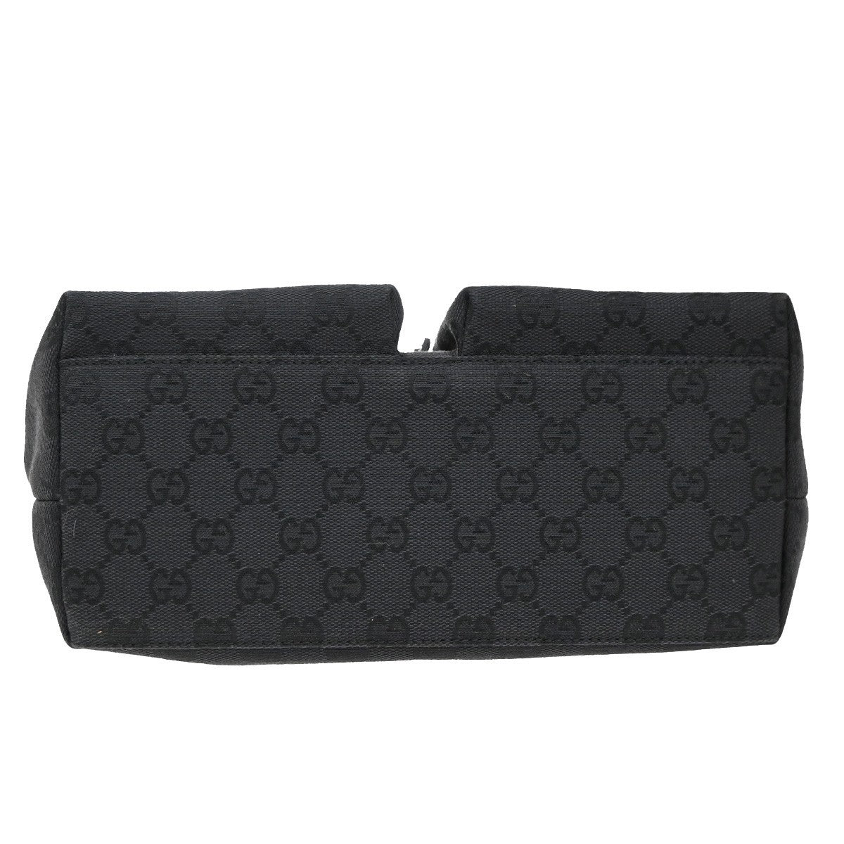 Gucci Double Pocket Tote GG Canvas, BLACK, CANVAS, Tote bag