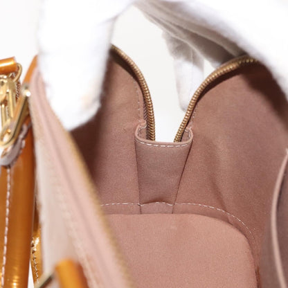 Louis Vuitton Alma Handbag Monogram Vernis, GOLD, PATENT_LEATHER, Handbag