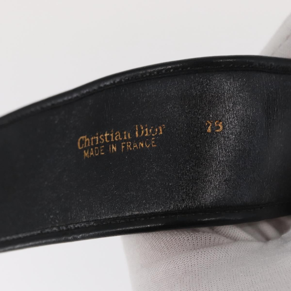 Christian Dior Vintage belt Canvas, BLACK, CANVAS, Belts
