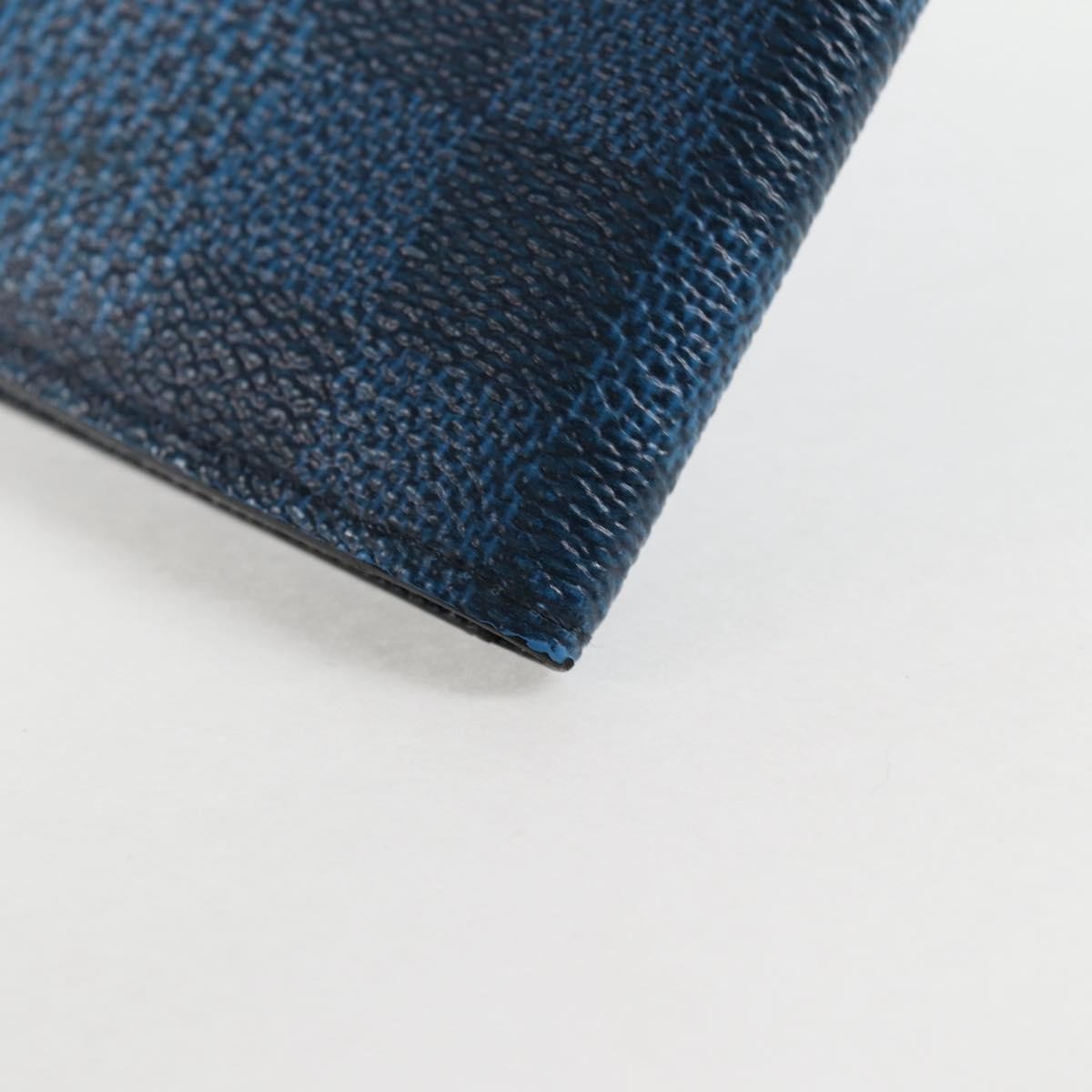 Louis Vuitton Graphite Card Case Monogram Damier, BLUE, CANVAS, Card Holders