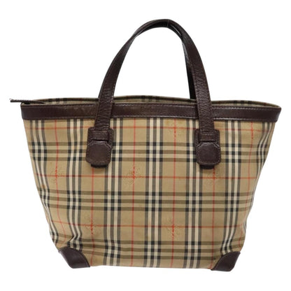 Burberry Nova Check Handbag Nova Check Canvas and leather, BEIGE, CANVAS, Handbag